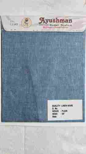 Plain Linen Ware Cotton Shirting Fabric