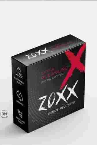 Premium Latex Zoxx Condoms with More Lubricant