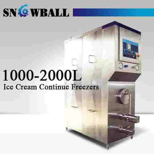 1000l Continuous Ice Cream Freezer