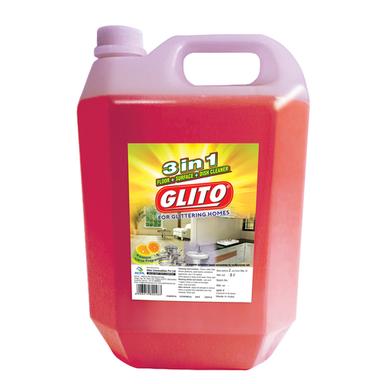Liquid 3 In 1 Floor And Surface Cleaner - 5 Ltr (Pack Of 1X4 Jerry Cans)