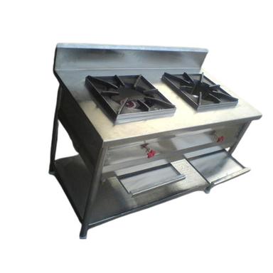 Stainless Steel Two Burner Cooking Gas Ranges Application: Commercial Kitchen