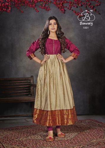 Multi Banwery Purvaa Unstitched Ladies Suit