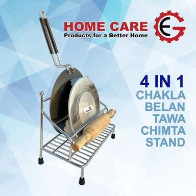 Home Care Stainless Steel Chakla Belan Tava Stand