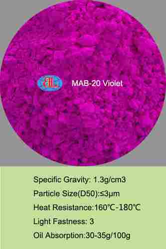 MAB-20 Violet Or Purple Fluorescent Pigment For Masterbatch Printing Ink