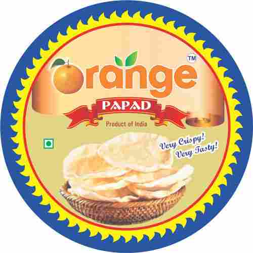 Tasty and Delicious Orange Appalam