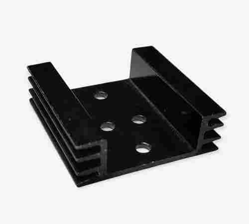 Black and Silver Aluminium Heat Sinks for Electronic Industry