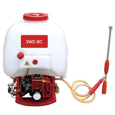 White Backpack Mounted Knapsack Power Sprayer With Easy Handling And Simple To Operate Controls