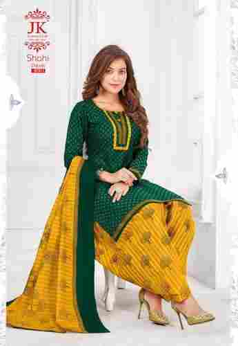 Jk Shahi Patiala Vol-8 Cotton Dress