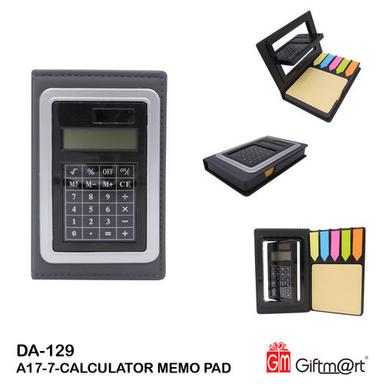 Memo Pad With Calculator