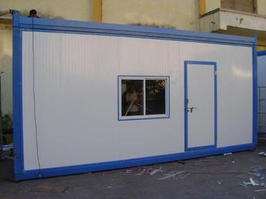 White-Blue Porta Cabin