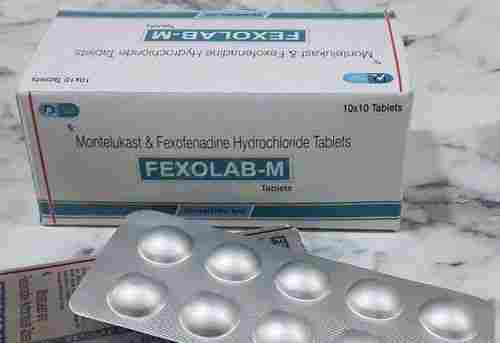 Montelukast And Fexofenadine Hydrochloride Tablets 10x10