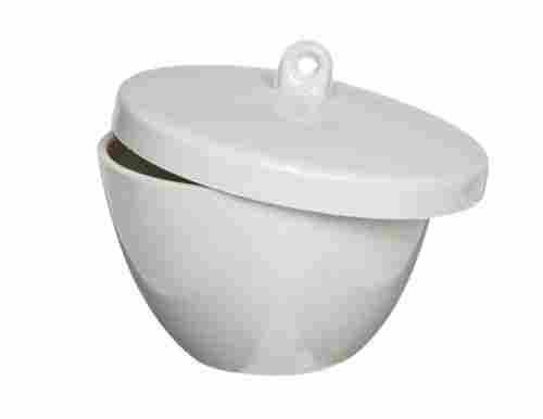 500ml Capacity White Ceramic And Porcelain Body Crucibles Used In Laboratory