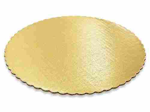  Reusable And Highly Durable Round Golden Grease Proof Disposable Cake Board