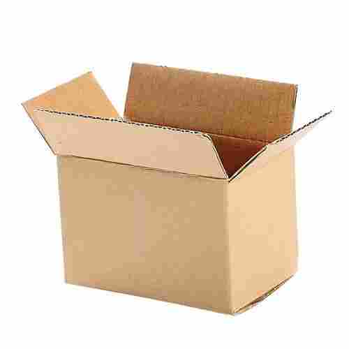 Environment Friendly And Easy To Handle Square Shape Brown Corrugated Packaging Box 