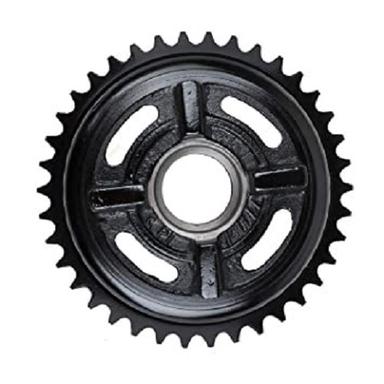 Black Easy To Install Ruggedly Constructed Chain Sprocket For Motorcycles