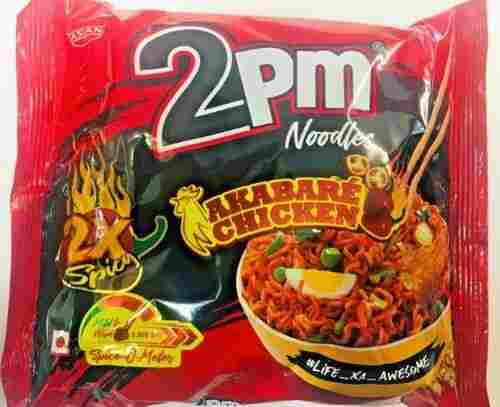 100 Gram Low Fat Hot And Spicy Taste Food Grade Instant Chicken Noodle 