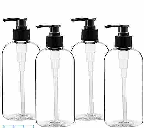 100ML, 200ML, 300ML Empty Transparent Plastic Cosmetic Bottles