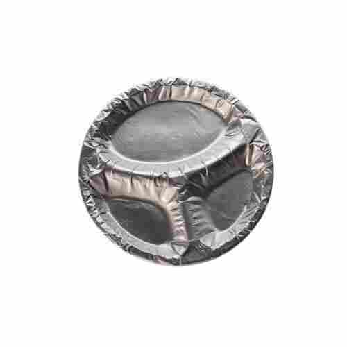 11.5" Inch 3 CP Disposable Silver Paper Plate