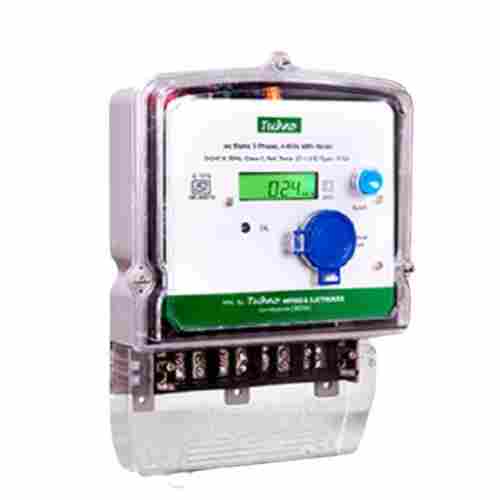 Wall Mounted 100% Accuracy 1 And 3 Phase Electronic Energy Meters