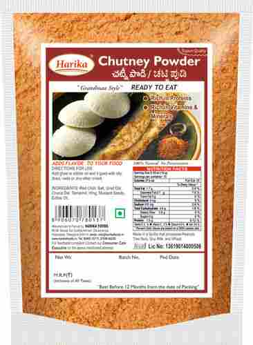 Export Quality Protein Rich Chutney Powder