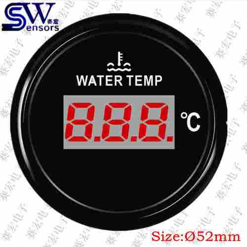 52mm Digital Display Water Temperature Gauges