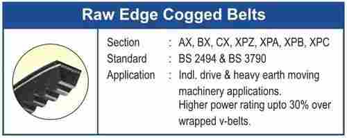 Nirlon Raw Edge Cogged CX Section V-Belt