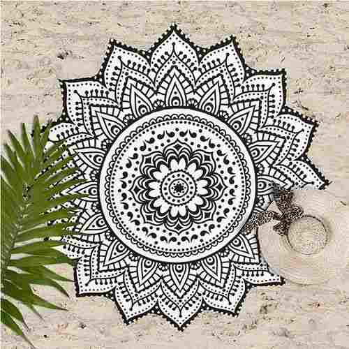 Bohemian Hippie Indian Cotton Star Mandala Beach Towel Tapestry