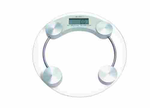 180 Kg Capacity Round Glass Fully Automatic Digital Personal Body Weight Scale
