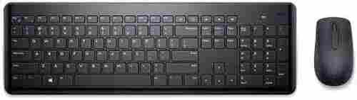 Sleek Design Black Wireless Keyboard And Mouse