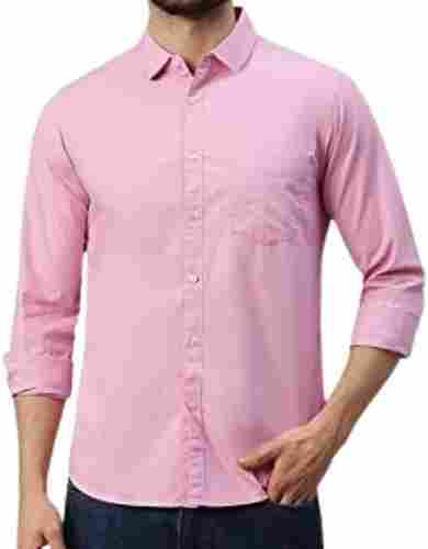 Men Formal Wear Plain Breathable Full Sleeve Cotton Shirt