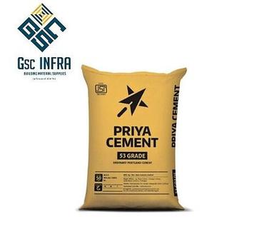 53 Grade Priya Cement For Construction Work And Higher Strength Shelf Life: 24 Months Months