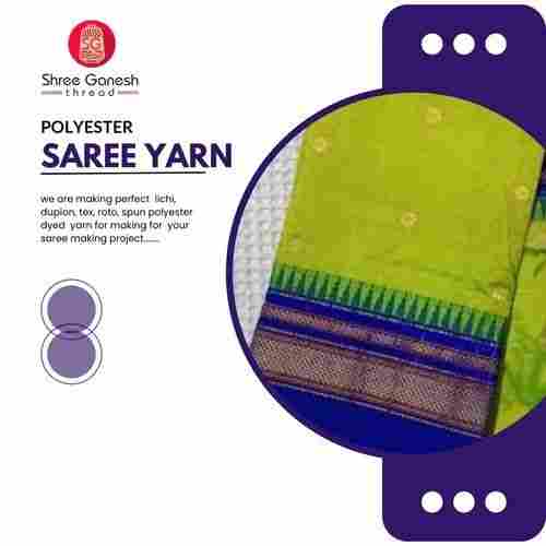 Polyester Twisted Yarn for Sarees