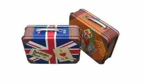 Suitcase Shaped Tin Box