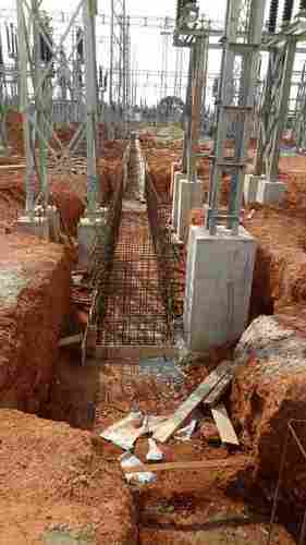Civil Construction Structure Foundation Of Substation