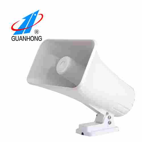 120 dB Outdoor Reversing White Wired Electronic Alarm Siren