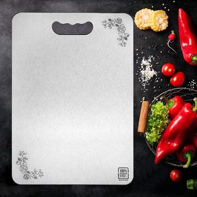 Rectangular Shape 1.5mm Heavy Thick Material Stainless Steel Chopping Board