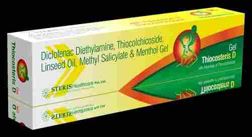 Thiococolchiside + Diclofenac + Linseed Oil + Methyl Salicylate + Menthol Gel