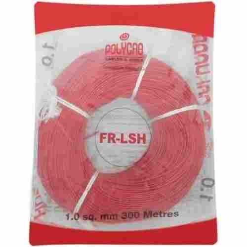 Red Polycab Electrical Wire, Size 1.0 Square Meter, Length 300 Meter, Conductor Type Copper