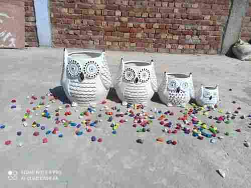 Ceramics Owl Set of 4