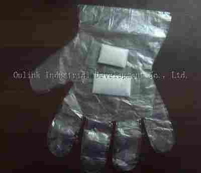 Disposable PE Gloves Folded By 2 PCS/Bag