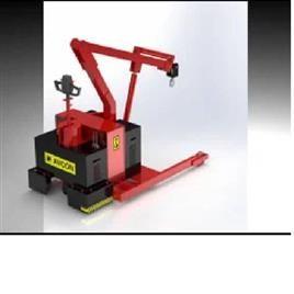 Battery Operated Fully Electric Floor Crane In Thane Avcon Systems, Color: Red