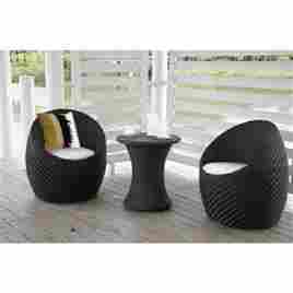 Designers Wicker Table And Chair Set