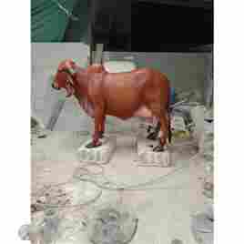 Fiber Gir Cow Statue