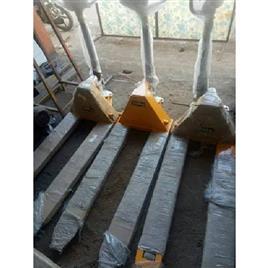 Hand Operated Pallet Trolley, Material: MS