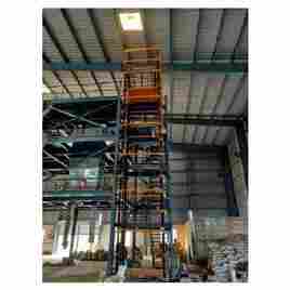 Hydraulic Double Mast Goods Lift With Structure