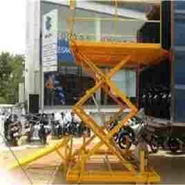 Hydraulic Scissor Lift For Two Wheeler In Coimbatore Isha Engineering And Co