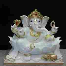 Marble God Ganesh Idol