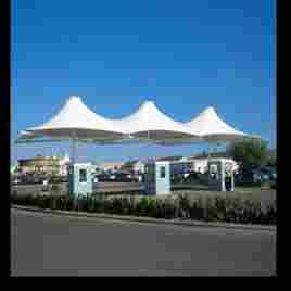 Pvc Membrane Conical Tensile Structure