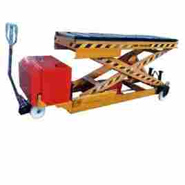 Semi Electric Scissor Lift With Die Loader