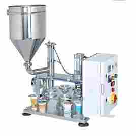 Single Phase Semi Automatic Cup Sealing Machine